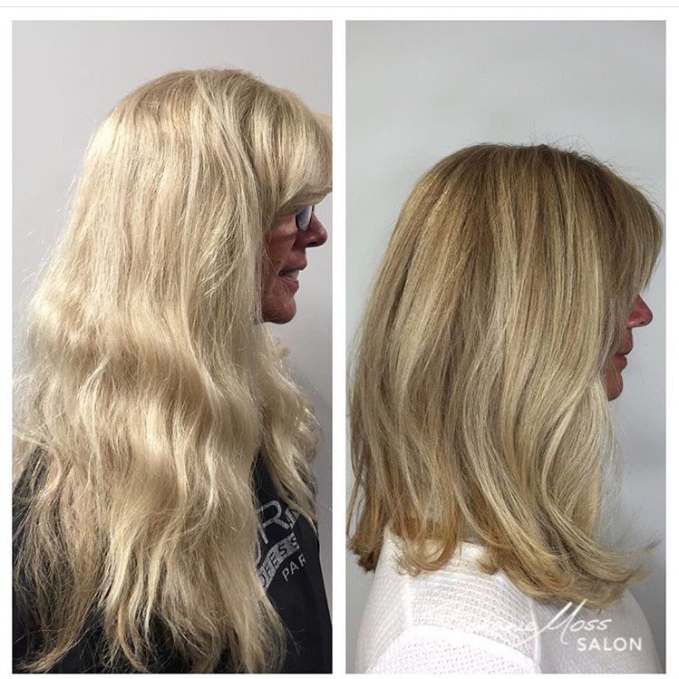 StephMossSalon's tweet photo. All about this #FirstTimeClient. The result is pure blonde perfection by Steph. https://t.co/Fn3IK2YwB5