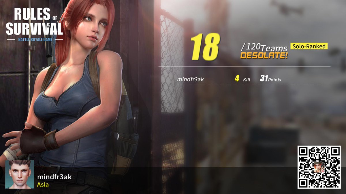 #RulesofSurvival