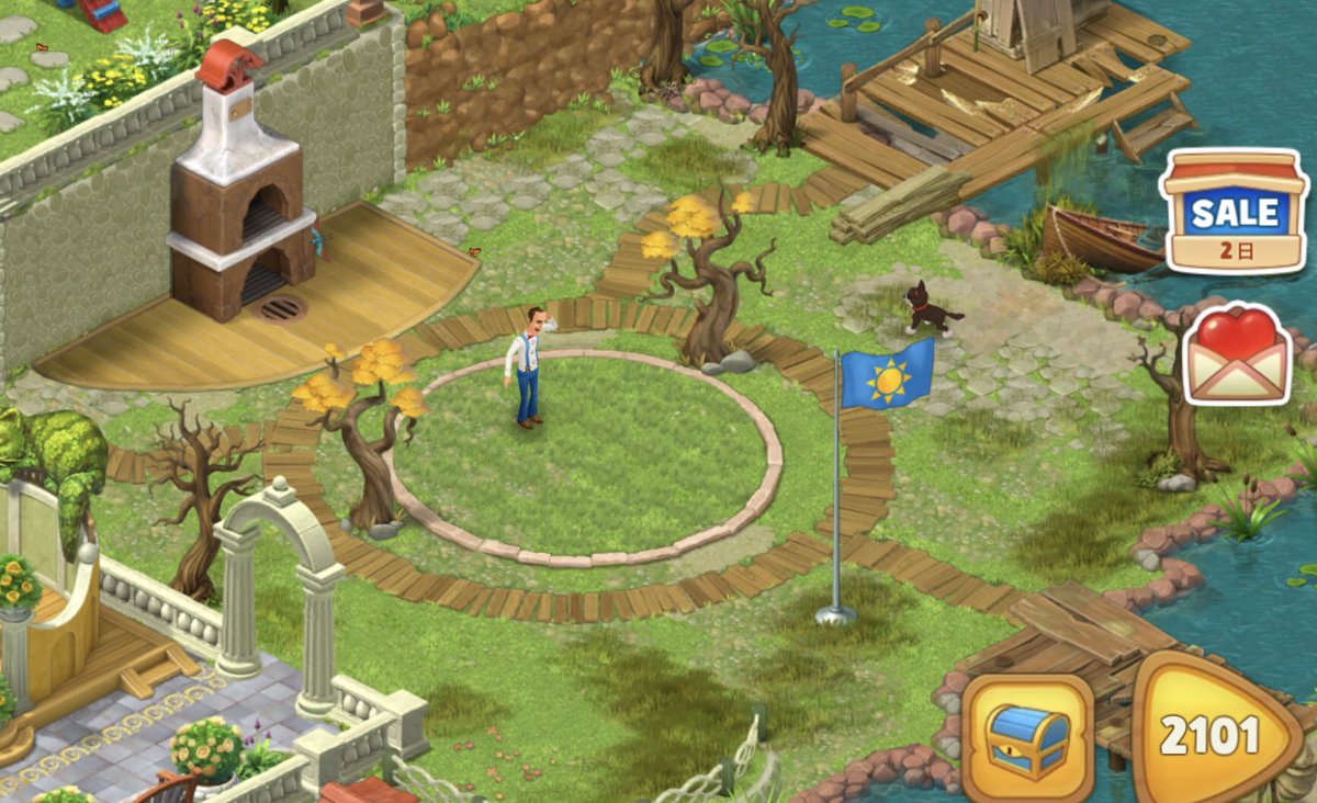 Izumin Twitterissa 今週分カンストでお庭の作業も終了 新しいコンロ 出来ました 木を切り倒す のタスクが各エリア出て来るけど いつも切らないでって思う 魔法の水とかあるでしょって で 後回し 今週も電撃ショーみんなスゴイです O Gardenscapes