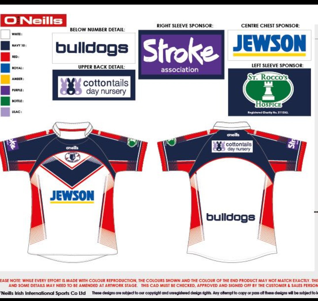 @Jewson thanks for being the main sponsor of our new kit @BdogsOfficial. We are still recruiting for new and experienced players #Rugbyleague #communityrugbyleague