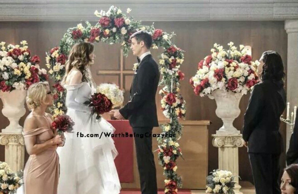 "I now pronounce you husband and wife" 
*After a loving kiss with <a href="/IJustJog2/">Barry Allen (RP account)</a> I turn to our friends*