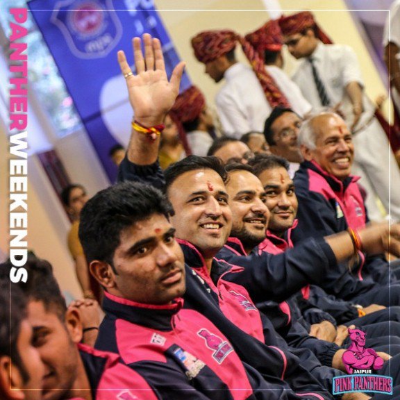 JaipurPanthers's tweet photo. During our home leg, we visited the schools in #Jaipur on a weekend. It was not just the hospitality which we admire, it was the love and respect they had for Kabaddi as a sport.
#PantherWeekends #RoarForPanthers #VivoProKabaddi #ProKabaddi #Kabaddi #Season5 #LePanga #JPP https://t.co/hudVDH84fF