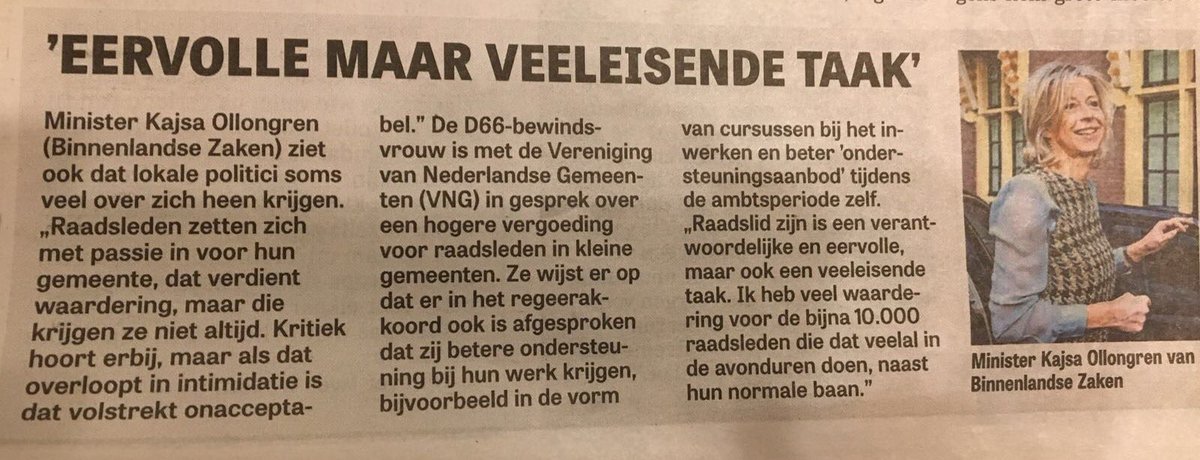 Vandaag voor 500 raadsleden en kandidaat-raadsleden #Raadsledencongres in Den Bosch met minister Kajsa Ollongren, Pieter vd Hoogenband en meer dan 75 workshops voor een goede start van de nieuwe raadsperiode