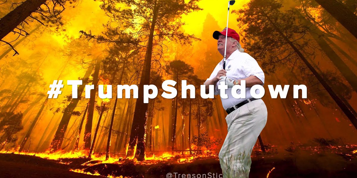Gators1st's tweet photo. @realDonaldTrump @WhiteHouse Are we making America Great yet? #TrumpShutdown #TrainWreck #Haironfire https://t.co/81cOq3HlQ1
