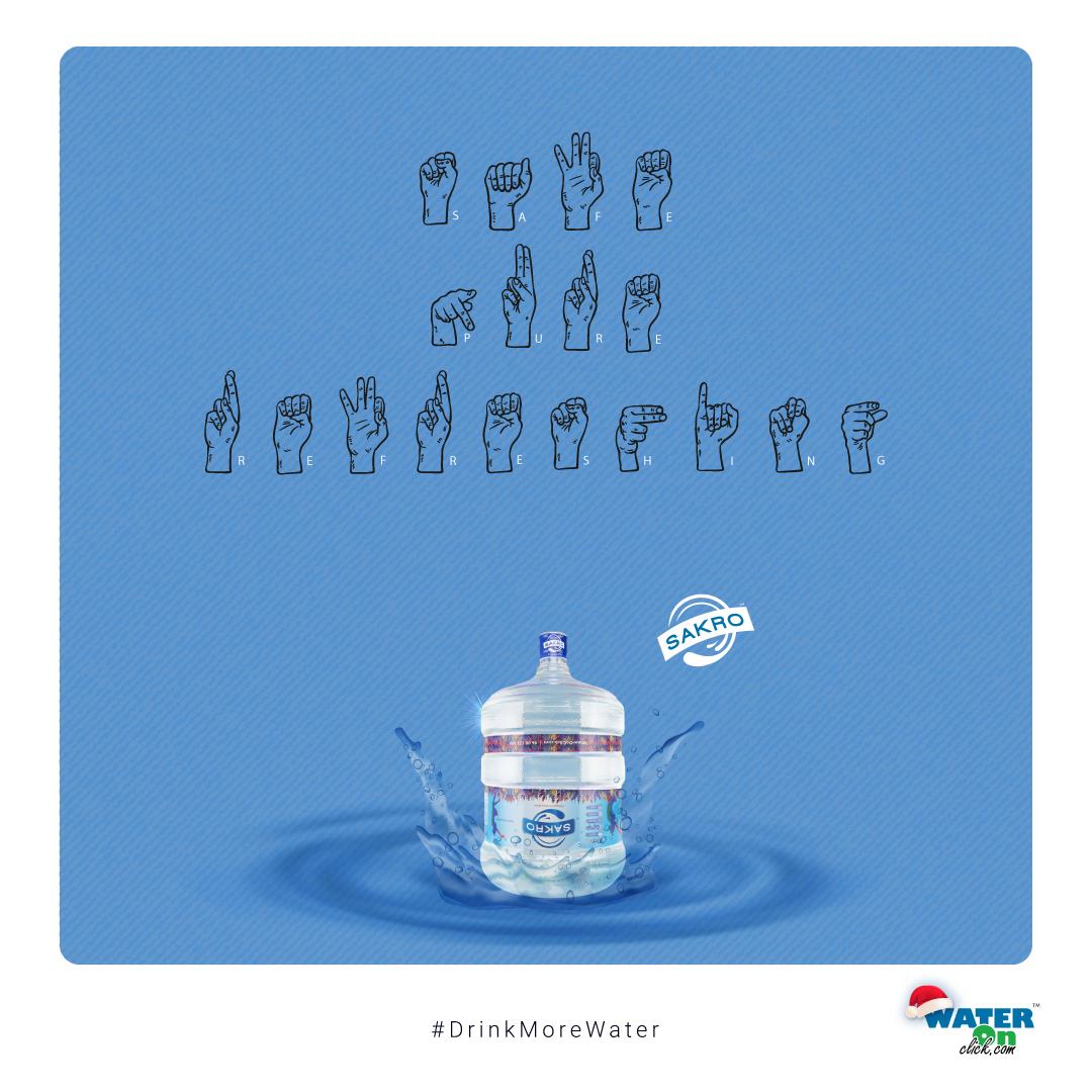 letsgoosocial's tweet photo. Look for the signs, its time you switch over to the healthier side with #Sakro, pure #drinkingwater by #WaterOnClick - https://t.co/dNNLxNxRQJ

Brand: https://t.co/hP9Ie7vgGz
Design: Ashok Logout
Content: SD
#LGSThrowback #LetsGooSocial #DigitalMarketing #SocialMediaAgency https://t.co/nS0cXo09vh