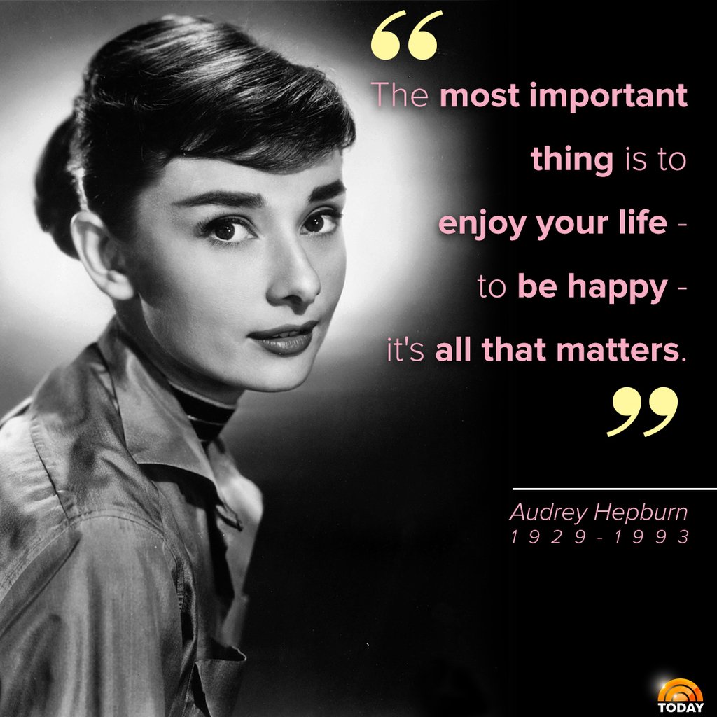 Remembering the beautiful and talented audrey hepburn, who passed away ...
