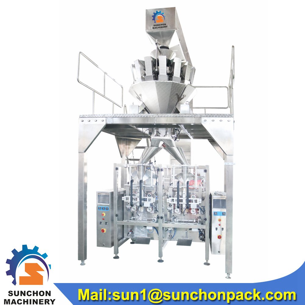 Vicky_LinZhen's tweet photo. Share one multi weigher , two packaging machine. High Speed Packing. https://t.co/5vYuYzt2eG