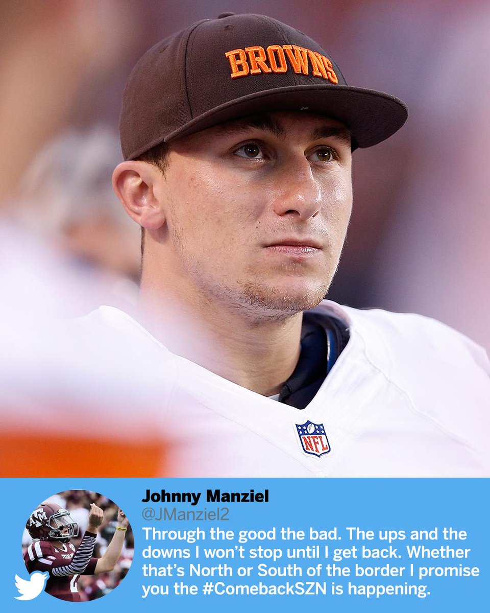 SportsCenter's tweet image. Johnny Comeback?