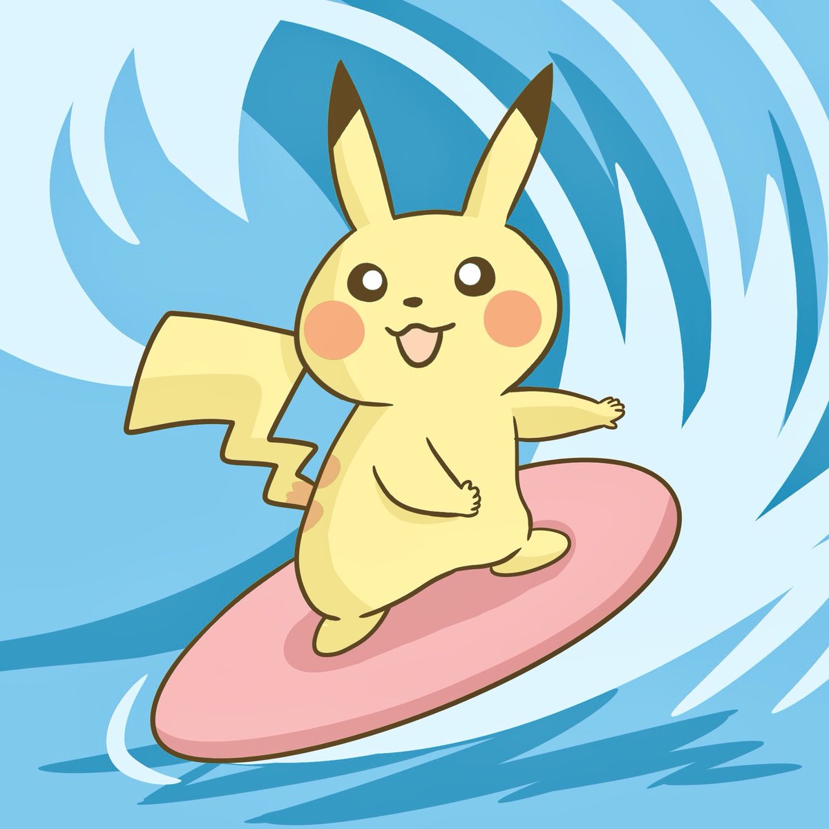 なみのりピカチュウ