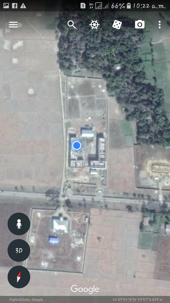 6 nos Hindus were killed by #Rohingya villagers # in a new construction building as District Justice  Office  .