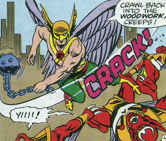 Parademon_'s tweet image. #JusticeLeague veteran Hawkman fights an aerial battle with the @Parademons_ with his mace and battle skills honed over centuries during his resurrected lives. Despite his initial success, he is soon overwhelmed by the sheer numbers of 'Demons that surround him.