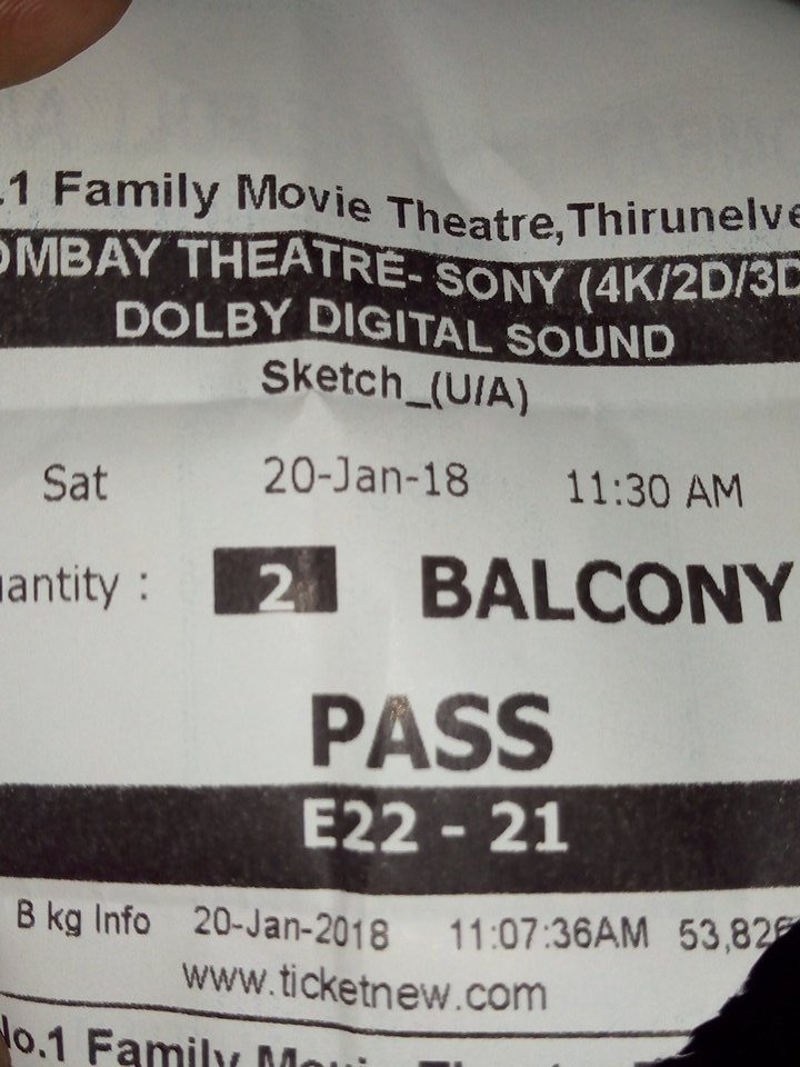 SalemTalkies's tweet image. 3rd time Gonna Watch #sketch #SketchPongal 😍😍
#ChiyaanVikram #Vikram
@vijayfilmaker @MusicThaman