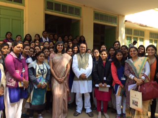 What a privilege to have been invited to speak at this great institution. I spoke to the young women on money and how to take control of their future financial lives. Thanks to the dynamic  @DrHarshPurohit for inviting me.