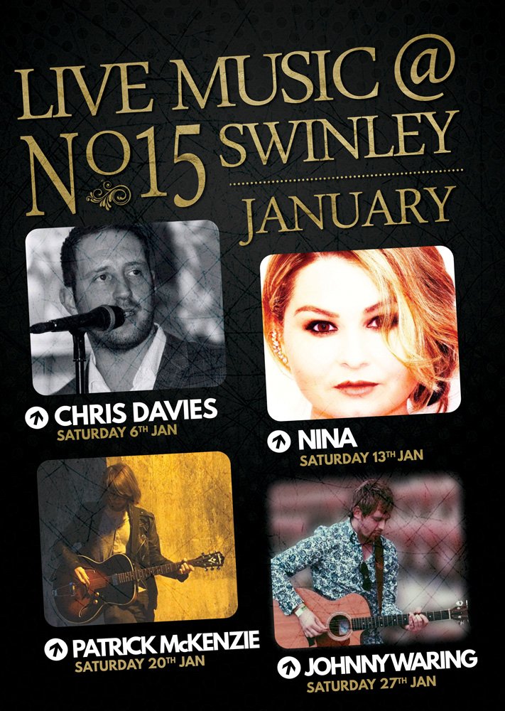 15sofSwinley's tweet image. Live Music @15sofSwinley this January #ChrisDavies #Nina #PatrickMckenzie #JohnnyWaring #Fifteens #Swinley #LiveMusic