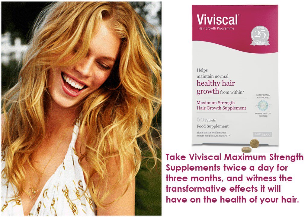 Embrace your natural look in 2018. Give your hair a helping hand by taking Viviscal’s Maximum Strength Supplements. These supplements boost healthy hair growth and will help your hair to look its best with as little styling as possible.

#healthyhair