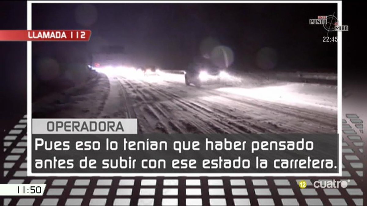 mananascuatro's tweet photo. Esta es la respuesta que dio el jefe de sala del 112 a unos ciudadanos atrapados en la carretera: "Somos mayorinos para saber lo que hacemos" #ColapsadosM4 https://t.co/IgE9UjioBj https://t.co/eufWw1qkp1