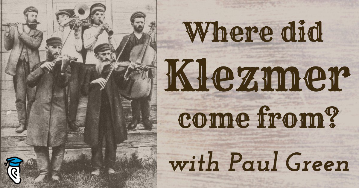 We spoke with one of #Klezmer music's foremost proponents, Paul Green, about the origins of the genre: eartra.in/klzmerpaulg1 #eartraining