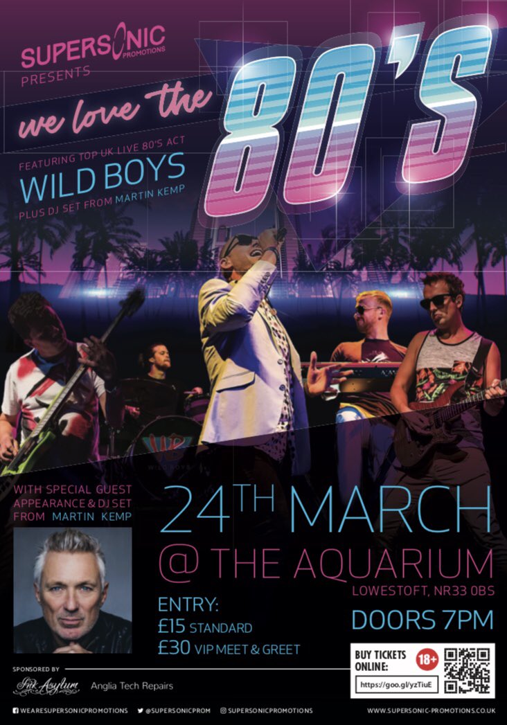 We Love The 80’s Ticket’s here... buytickets.at/supersonicprom…