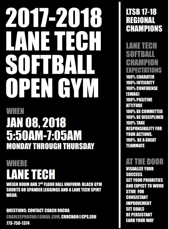 Lane Tech Softball tweet media