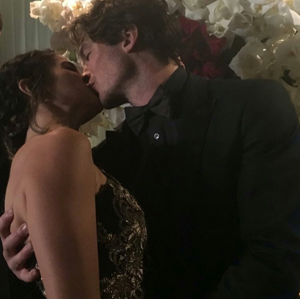 TracyRegan3's tweet photo. IAN LOOKS LIKE PRINCE CHARMING KISSING HIS PRINCESS NIKKI #GOALSPERIOD https://t.co/70NgiVvb5A