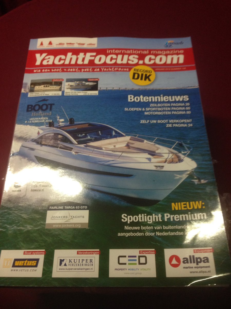 Yachtfocus, lees je deze graag kom@hem dan halen op de maasdijk 1, Ophoven, belgie