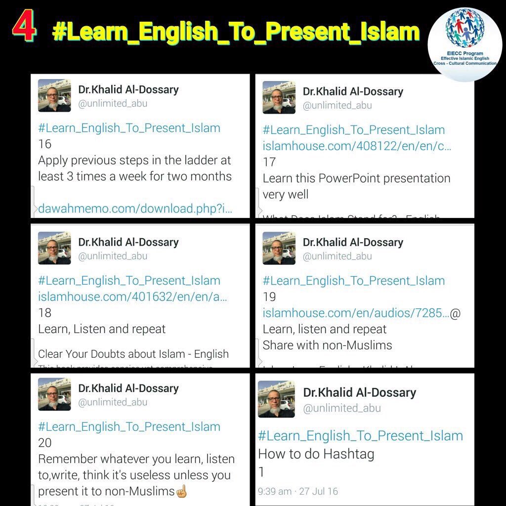 unlimited_abu's tweet photo. #Learn_English_To_Present_Islam
#Use_Language_To_Present_Islam
#Use_English_To_Present_Islam
#Islamic_Basics_Series
#Islamic_Basics_Series3
@EIECC_14
Talk to one non-muslim on a weekly basis.
Time flies and your life decreases on this ephemeral earth 🌏.
Gain Jannah. https://t.co/FWgj226SX5