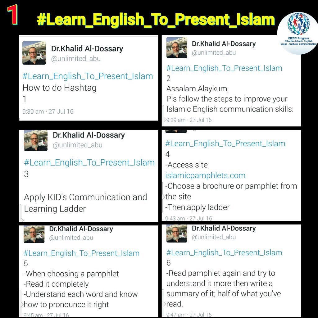 unlimited_abu's tweet photo. #Learn_English_To_Present_Islam
#Use_Language_To_Present_Islam
#Use_English_To_Present_Islam
#Islamic_Basics_Series
#Islamic_Basics_Series3
@EIECC_14
Talk to one non-muslim on a weekly basis.
Time flies and your life decreases on this ephemeral earth 🌏.
Gain Jannah. https://t.co/FWgj226SX5