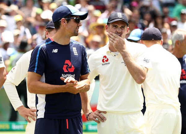 Mistress76uk's tweet photo. #AlastairCook #Ashes Cooky at #MatchPresentation [08Jan18] https://t.co/l7zyBTa6v2 ❤️❤️❤️❤️ https://t.co/eDmolctZ8a