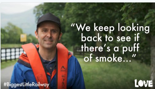 LinklineCrew's tweet photo. #BiggestLittleRailway stunning scenery, illuminating characters from the incredible @LoveProductions shot by @LinklineCrew #tompridham #dop #davidhardy #soundrecordist proof that old fashioned hobbies can survive and outstrip the internet age https://t.co/Hm9po4xDNc