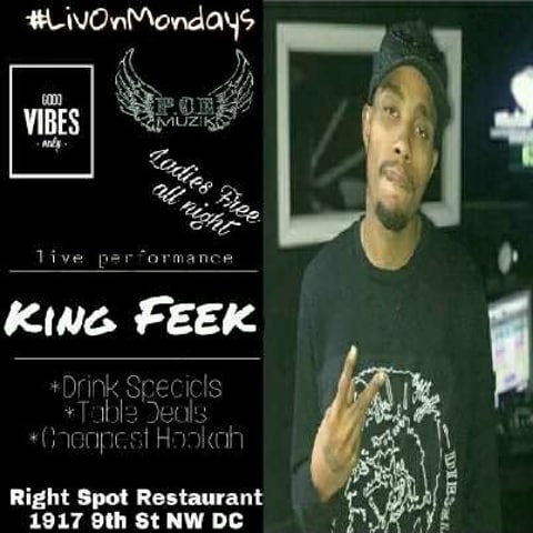 majorsuxxess's tweet photo. COME HEAR @IAMKINGFEEK FT #CREAOLAUZI PERFORM THEY SONG #LAYUP LIVE  @ #LIVONMONDAYS @ #THERIGHTSPOTRESTURANT 1917 9TH ST NW D.C 
https://t.co/NQ0fr4bTpN https://t.co/eCkxYBhbCE