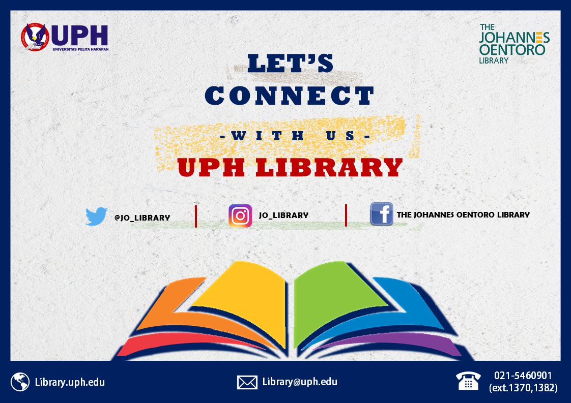 jo_library's tweet image. Haloha, happy new year 2018~~~

Let&apos;s connect with our social media The Johannes Oentoro Library :)

Banyak hal-hal menarik yang akan membuat informasimu semakin lebih kece. So, go follow us!!!