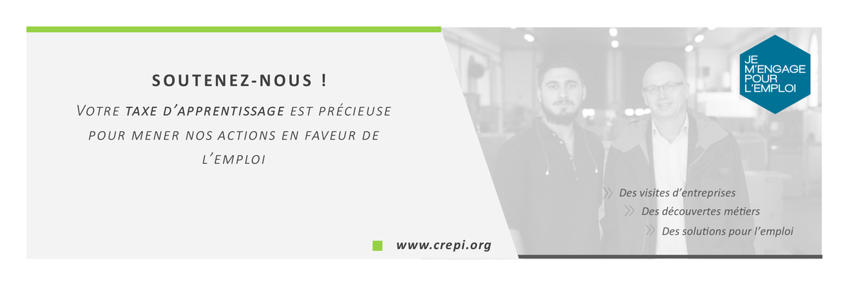 CREPILorraine's tweet photo. Si vous souhaitez nous soutenir, vous pouvez désigner notre CREPI en tant que bénéficiaire de votre taxe d’apprentissage pour la rubrique « activité complémentaire » du barème « hors quota ». N’hésitez pas à nous contacter pour plus d'information au 03 83 53 52 41. https://t.co/XgC9tp3h5Z