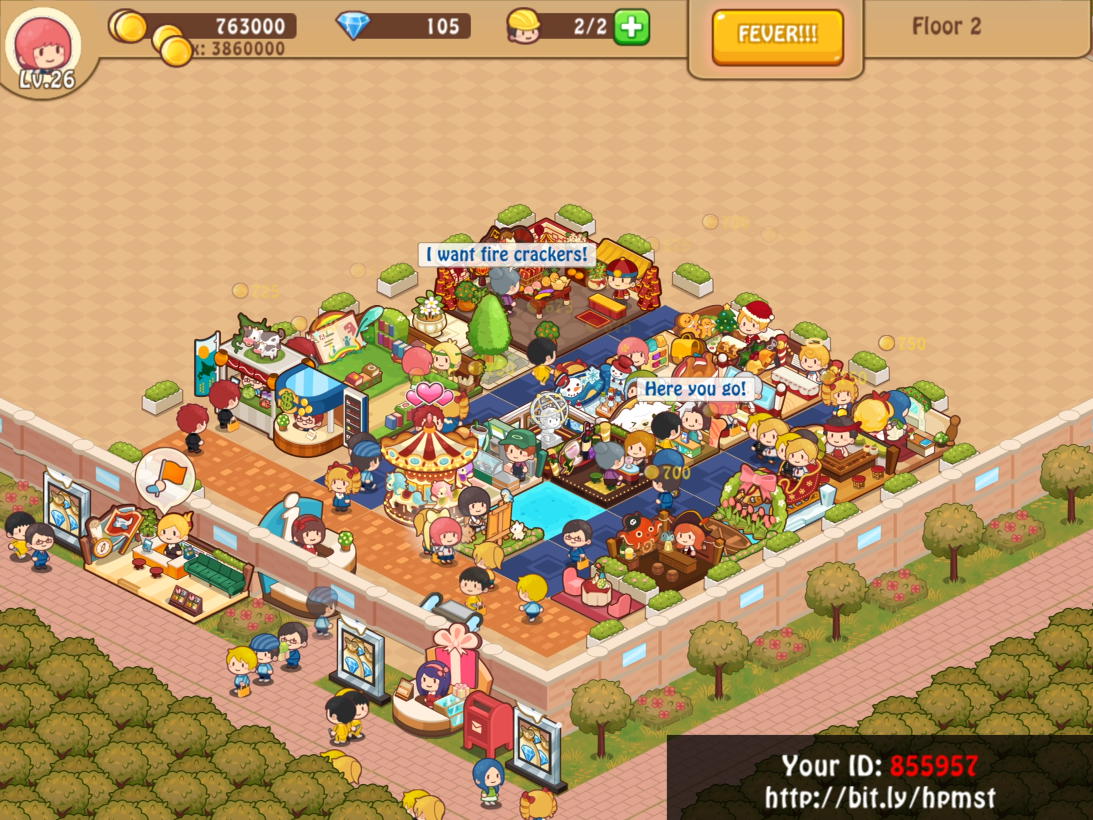 MissACuji's tweet photo. #HappyMallStory is fantastic! Play together! ID: 855957 @HappyHappyLabs https://t.co/z7arNmfWg5