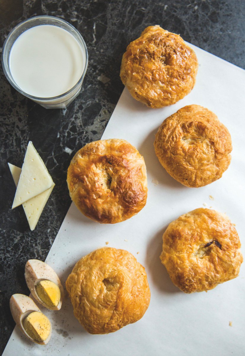 SkylifeMagazine's tweet photo. Make sure to try boyoz pastry with boiled eggs and brynza cheese. Delicacies of Izmir >> https://t.co/lBVihMHr1x https://t.co/e7adKBjtRI