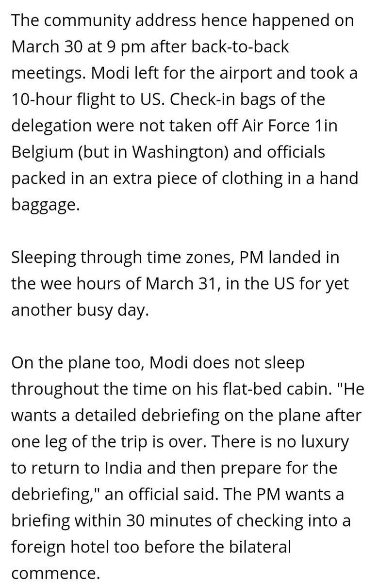 13.  #ModiForeignTripsMost efficient travel spending least time, covering maximum & getting worth of every rupee & second spent; this is what Modi does. Manmohan Singh ji could only visit 18 countries in 72 days against Modi covering 40 in 95 days. #WhyModiIn2019