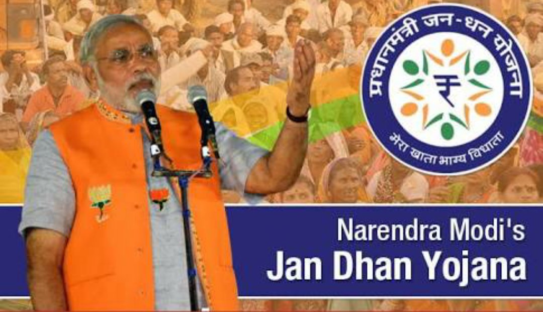 3.  #JanDhanYojna70 yrs since Freedom but my countrymen were deprived of Banking Acct. Prev Govt enjoyed as cash served purpose of pilfering benefits meant for poor. 27 Cr people opened new accounts, deposited US$11 billion & now get benefits directly in account #WhyModiIn2019