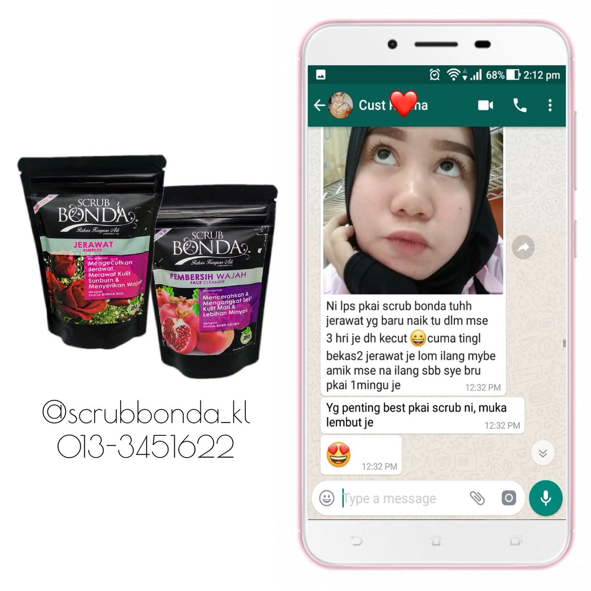 scrub_bonda's tweet photo. Fenomena #scrubbonda semakin menjadi-jadi 😱😱😱

Ramai yang dah buktikan #scrubbonda memang berkesan 🌸👍

https://t.co/h206zCgClJ https://t.co/zBcIFUrZpv