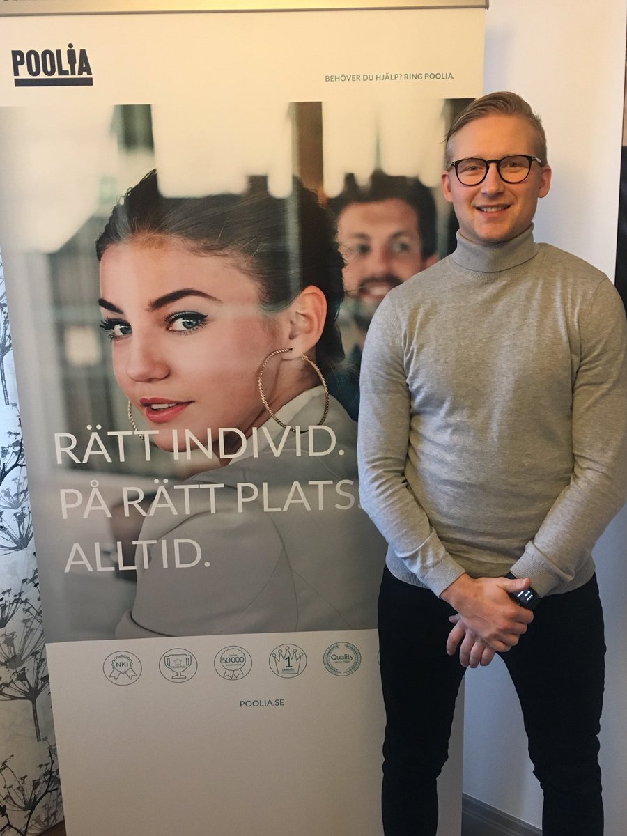 PooliaJonkoping's tweet photo. Vi är väldigt glada över att hälsa Måns Beiving, ny kundansvarig välkommen till Poolia, Jönköping. #nyttjobb #pooliajönköping https://t.co/EWKsTsefcj