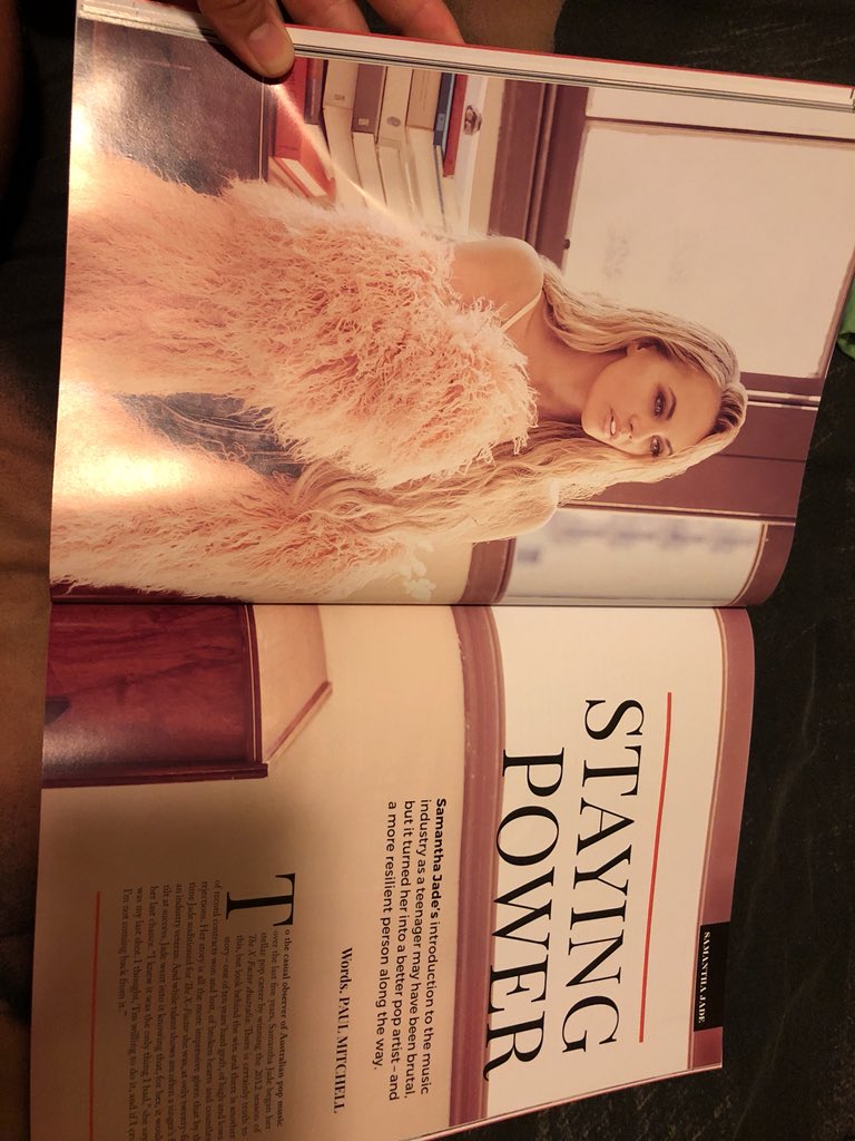 analxspears's tweet photo. @womeninpop Super excited to read this beautiful Samantha Jade feature in the @womeninpop  mag xx @sjademusic https://t.co/mrVIT0yDtu