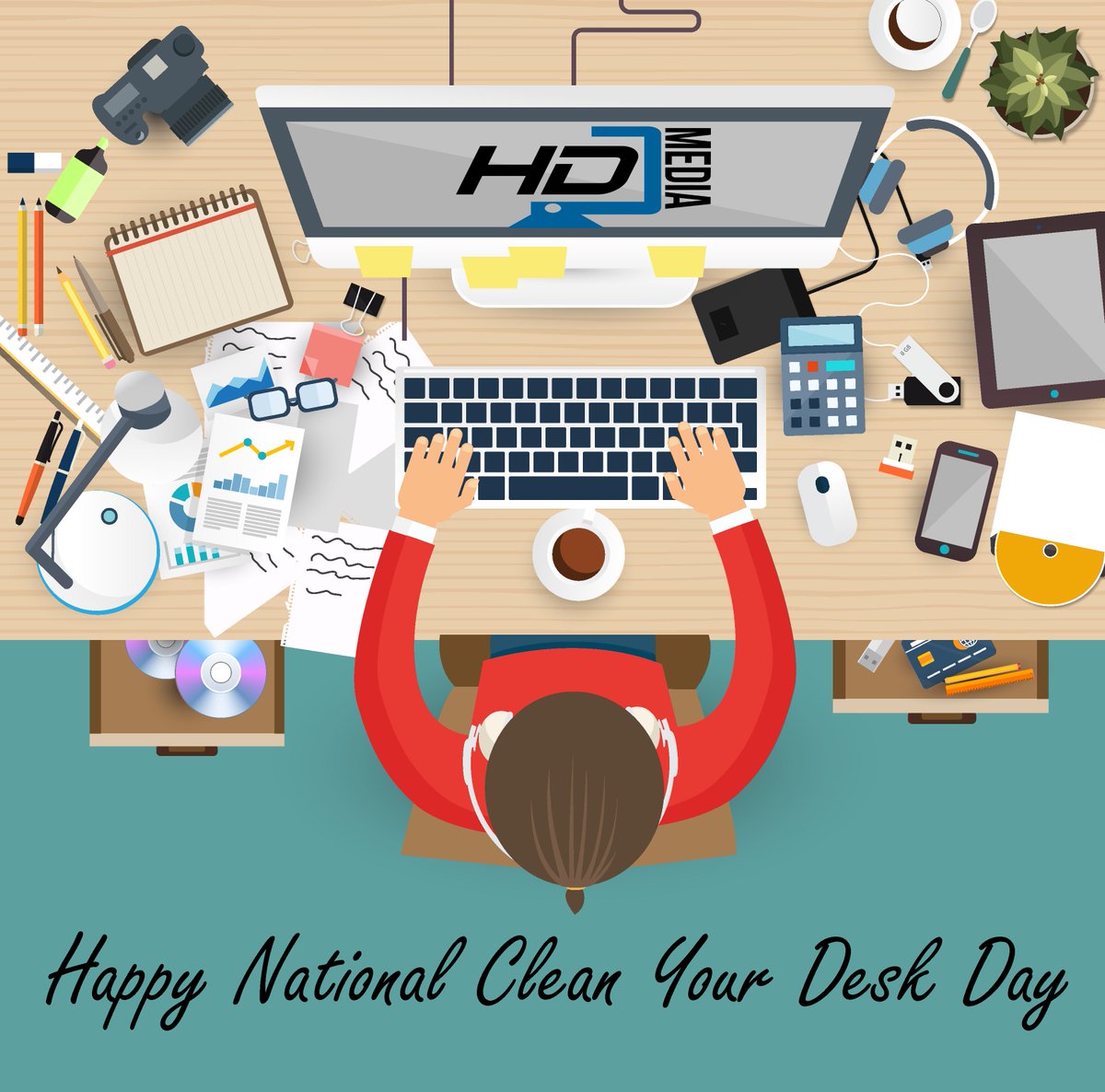 Hd Media On Twitter Happy Clean Off Your Desk Day Cleandesk