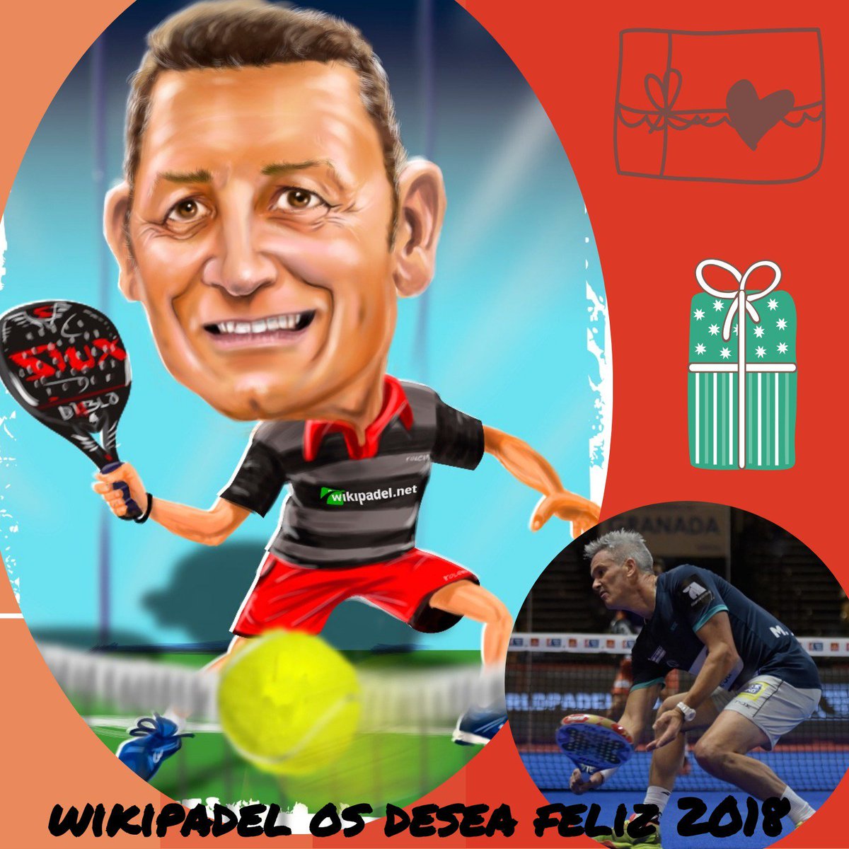 wikipadelnet's tweet photo. El equipo de https://t.co/7eiatHapJq os desea un feliz año 2018 https://t.co/P9HgRLwmia vía @wikipadelnet https://t.co/aJdPe8fB03