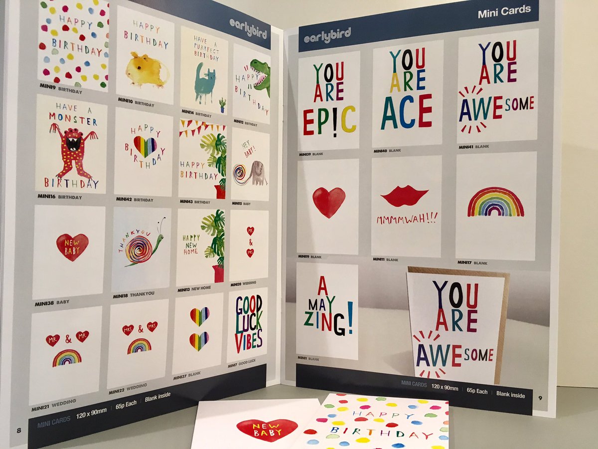 Ebirdcards's tweet photo. New year new catalogue new cards new wrap for @TopDrawerLondon #topdrawer #tradeshow #cards #greetingscards #wrap #giftwrap #standY44 https://t.co/0gtt6QCQon