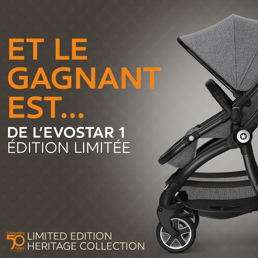 A découvrir sur notre page Facebook, la gagnante de notre concours consacré à la nouvelle collection Héritage et qui remporte ainsi une poussette Evostar 1 en édition limitée.
bit.ly/2BYoO6F
#Kiddy #HeritageEdition
