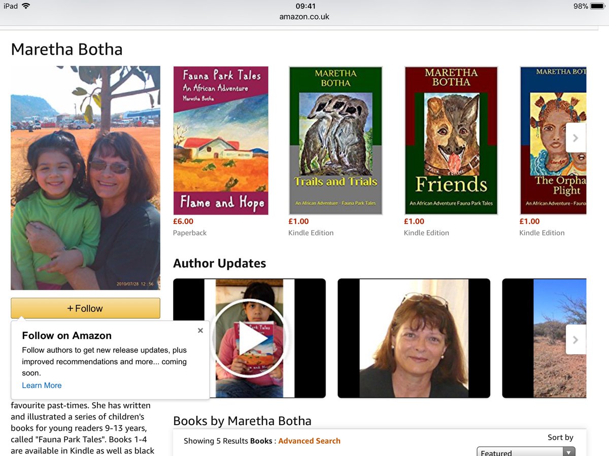 MarethMBotha's tweet photo. #RRBC #RPBP Supports #FaunaParkTales Series Books 1-4 #Illustrations #ChildrensBooks encourage #literacy https://t.co/0Osai0JVLb #BookBoost #IARTG https://t.co/AHzTEDbtXU