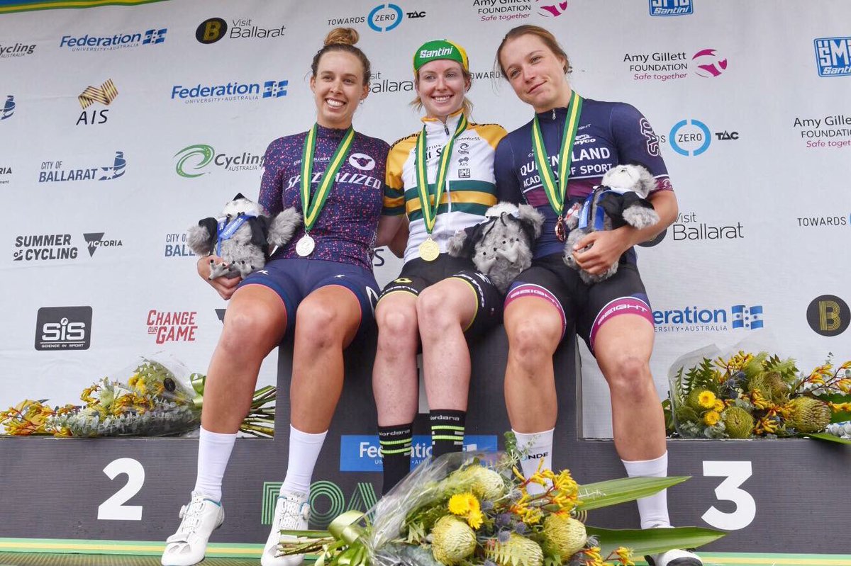 Kristina Clonan (@kjclonan) on Twitter photo Thanks <a href="/the_daily/">Sunshine Coast Daily</a> for the write up on my under 23 criterium national title on Wednesday. Had a great time at the <a href="/CyclingAus/">CyclingAus</a> #RoadNats in Ballarat also taking bronze in the road race. Next up <a href="/tourdownunder/">Santos Tour Down Under 🚴🚴♀️</a> Women's Race. Thanks <a href="/the_daily/">Sunshine Coast Daily</a> for the write up on my under 23 criterium national title on Wednesday. Had a great time at the <a href="/CyclingAus/">CyclingAus</a> #RoadNats in Ballarat also taking bronze in the road race. Next up <a href="/tourdownunder/">Santos Tour Down Under 🚴🚴♀️</a> Women's Race.