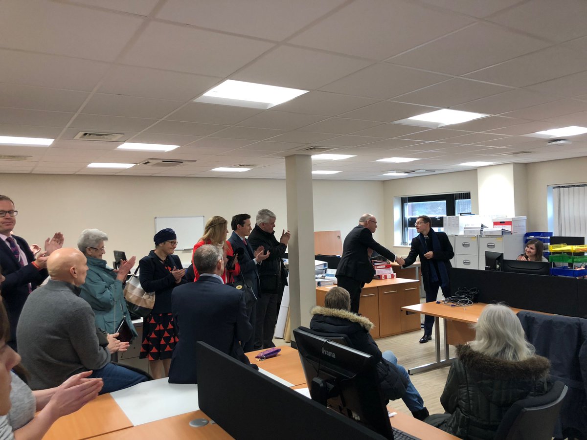A special day for the whole #CLFamily as the <a href="/CCHBham/">CCHBham</a> reopens to treat patients after its £3.4m expansion. This was possible thanks to funding from @GBSLEP &amp; <a href="/CureLeukaemia/">Cure Leukaemia</a>'s fundraising throughout 2017: cureleukaemia.co.uk/page/news/365/… #Birmingham #Leukaemia
