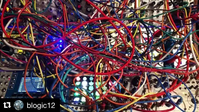 Another amazing patch by <a href="/blogic12/">Brandon Logic</a> using #FLXS1 front and center!! 🤩🤯
#Repost 
Part of my patch from my sat night performance #modularsynth #eurorack <a href="/zetaohm/">Tenkai Kariya</a> #flxs1 -melody and sample sequencing #nerdseq percussion sequencing. #er301 granular audio … ift.tt/2AEUWay