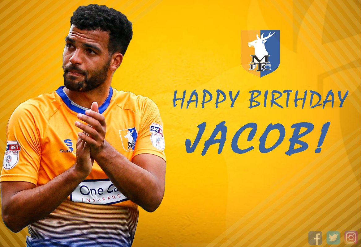 BIRTHDAY: Many happy returns to our artful midfielder Jacob Mellis, who is 27 today! 