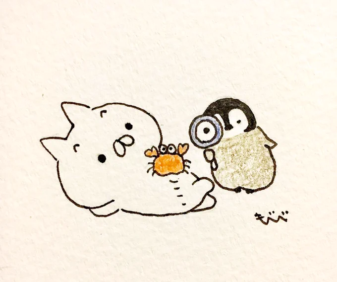 カニのぼってきた🦀 