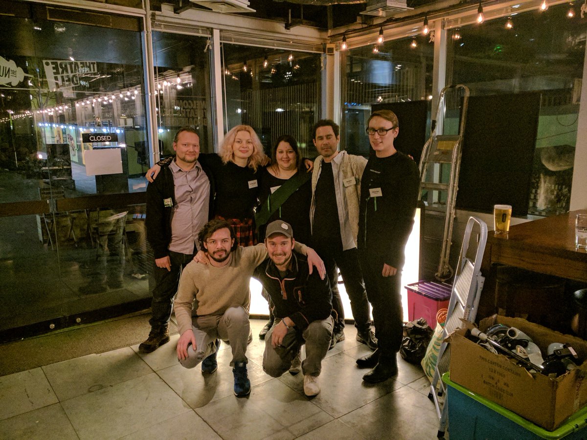 SmokeConvention's tweet photo. The Smoke 2018 is a wrap! Thanks to our venues @theatredeli &amp; @nurserytheatre , our guests of honour, volunteers, GMs and all our players without which we couldn't have made such a warm and wonderful festival! https://t.co/zgKgvs3plj